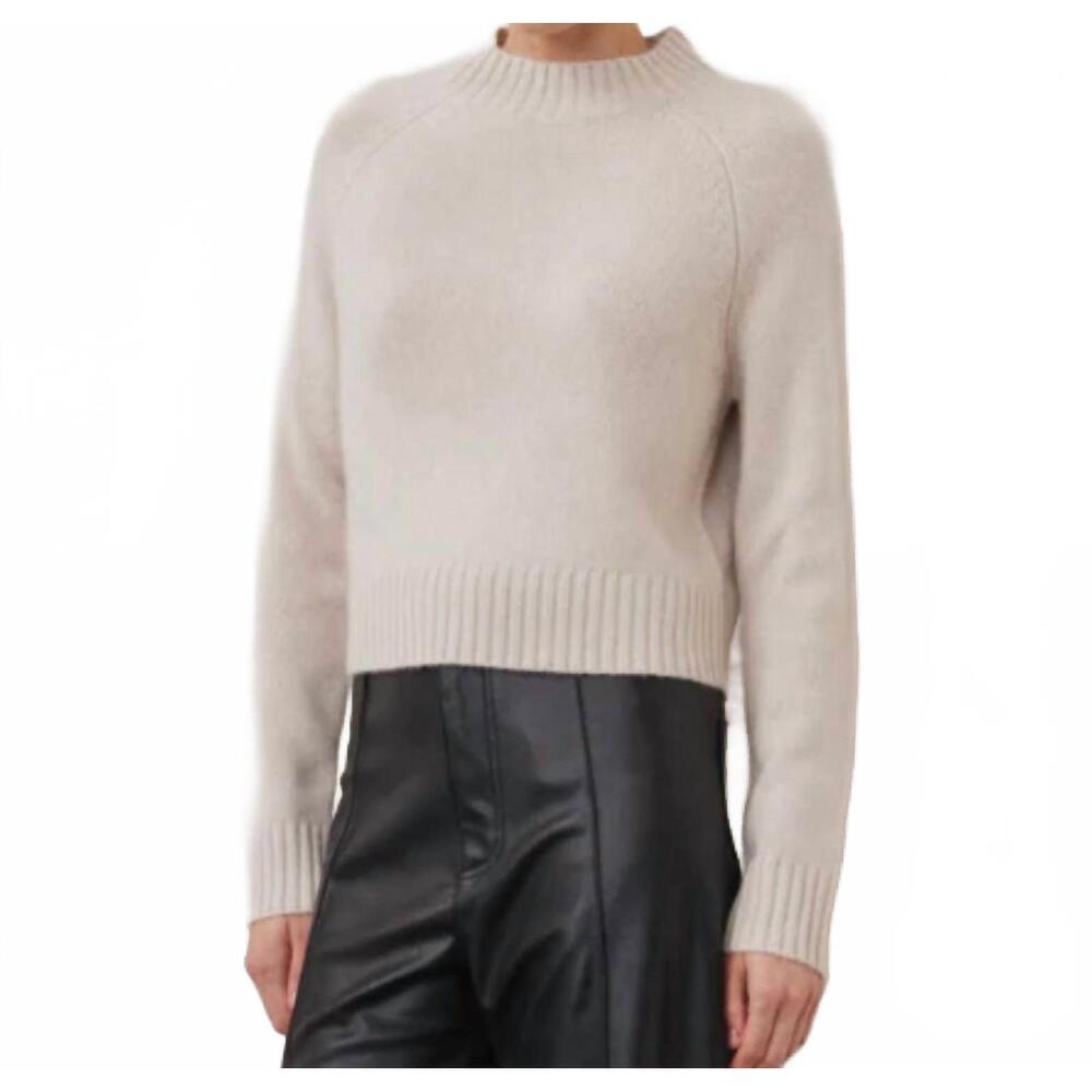 NEW W. CASHMERE nimue crewneck pullover in beige